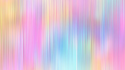 Poster -  iridescent rainbow corrugated ribbed glass background texture. Soft pastel holographic frosted window refraction pattern. Modern blurry pearlescent unicorn foil abstract 