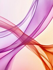 Poster - Softly flowing silk fabrics blend harmoniously against a neutral backdrop in calming tones. Generative AI