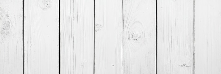 Poster - Close-up View of Old White Wooden Wall with Unique Texture Displaying Natural Grain Patterns and Rustic Charm for Background Use
