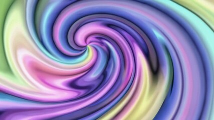 Poster - Colorful abstract spiral pattern with vibrant swirls, dynamic movement concept