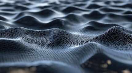 Poster - Abstract 3D Representation of Wavy Surface Texture and Patterns