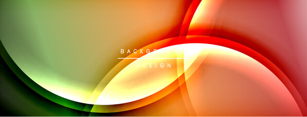 Poster - Gradient and shadow wave line geometric background. Vector Illustration For Wallpaper, Banner, Background, Card, Book Illustration, landing page