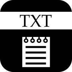 Fototapete - File icon. Format of document on computer flat symbol. TXT file sign. Audio extension graphic multimedia sign application software folder. Presentation audio design isolated on transparent background.
