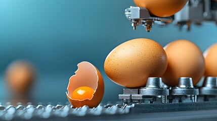 Poster - Automated Control for Eggs Moving on a Conveyor Belt Through a Processing Facility Ensuring Consistent Efficient and Precise Production in the Food Industry