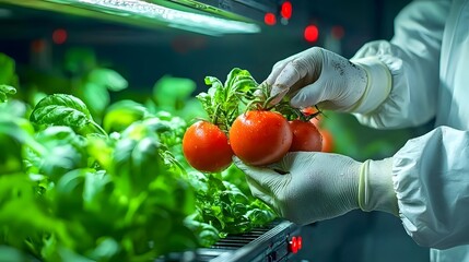 Poster - Automated Indoor Aquaponic System Growing Vegetables and Fish Symbiotically in a Closed Loop Sustainable Agricultural Environment