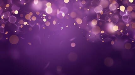 Poster - Abstract Purple Background with Soft Bokeh Lights and Festive Vibes for Celebrations and Creative Projects