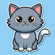 © MDSHOFIULAZAM - Cute Cat Vector Illustration. Adorable Feline Graphics for Designs