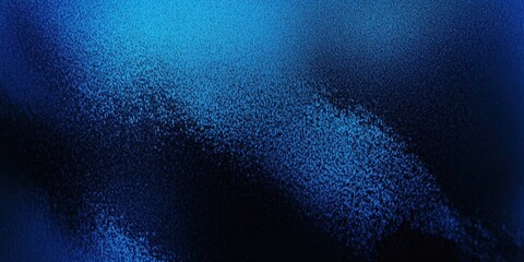 Poster - Abstract dark blue texture with subtle gradients of azure and cobalt, conveying depth and movement in a modern art style