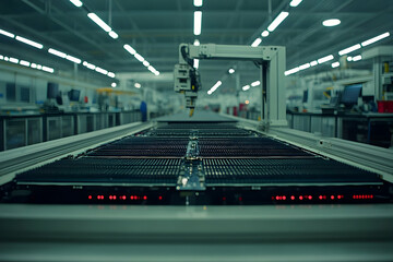 Poster - Automated PCB assembly line in factory