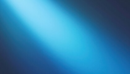 Poster - Abstract blue gradient light and shadow on dark background design