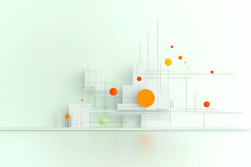 Wall Mural - Abstract 3D Geometric Illustration