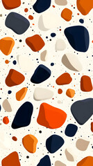 Sticker - Abstract Background Illustration: Terrazzo Style