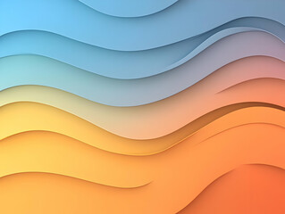 Wall Mural - Abstract Wavy Background Illustration