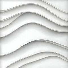 Wall Mural - Abstract White Wave Background Illustration