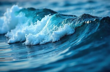 sea wave close up, low angle view water background