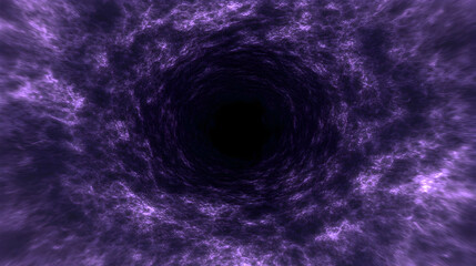 Wall Mural - Purple vortex tunnel, cosmic background, abstract art, visual effects