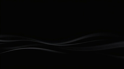 Poster - Abstract dark background with flowing curves and subtle light patterns