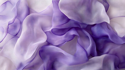 Poster - Close up of purple and white background with tulip flower in soft lighting
