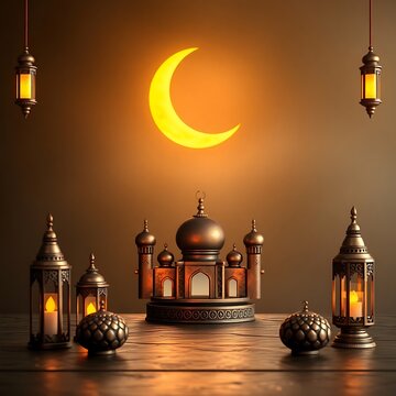 Ramadan Kareem Mubarak background 