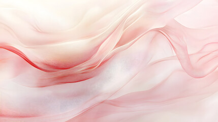 Poster - Abstract background with soft pink and white colors featuring delicate floral elements