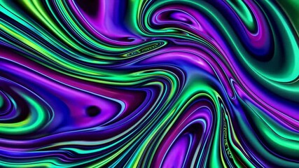 Poster - Abstract colorful swirling pattern, vibrant and dynamic design concept