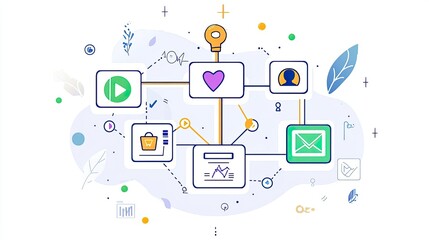 Poster - Visual Representation of Data Connection in Digital Communication Systems
