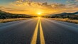© Zeva - Sunset highway road trip journey mountains landscape