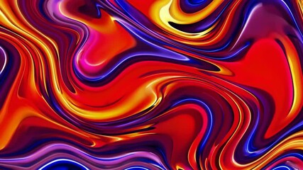 Aufkleber - Abstract colorful swirl pattern with vibrant hues, modern art concept