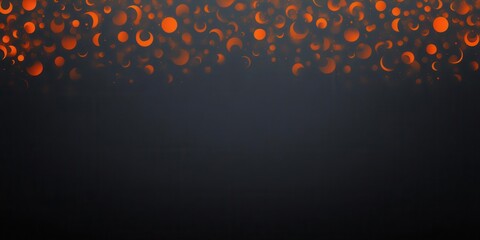 Poster - Vibrant orange swirls intertwine, enhanced by a halftone effect that adds texture and depth to the abstract design