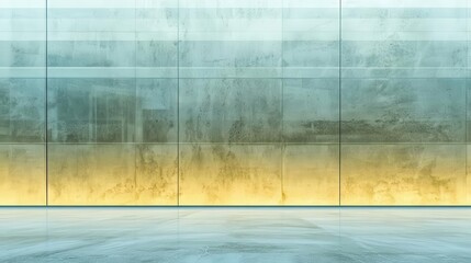 Poster - Neon reflections pulse against a stark concrete surface, merging the rawness of industry with the vibrance of artificial light