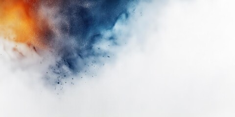 Poster - Dynamic brushstrokes and splattered hues blend harmoniously, creating a mesmerizing abstract canvas filled with artistic energy and movement.