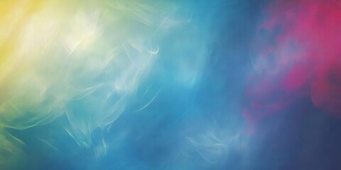 Poster - Dynamic brushstrokes and splattered hues blend in an explosion of artistic energy, creating a mesmerizing abstract canvas of swirling colors.