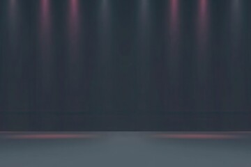 Poster - A single light source illuminates a stark black podium, casting a mysterious, ethereal aura.