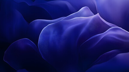 Poster - Close up of a vibrant flower on a blue background showcasing intricate details and natural beauty