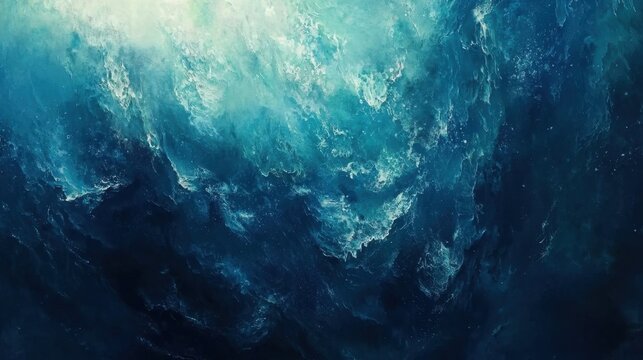 The Earth glowing in vibrant blue and green hues, leaving space for creative copy