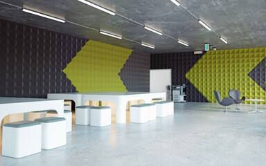 Wall Mural - modern office interior,