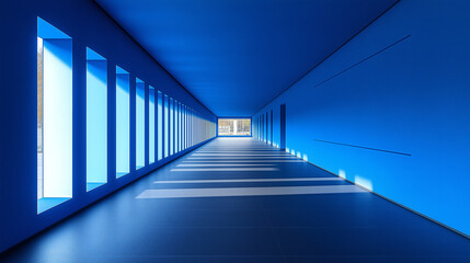 Poster - abstract minimalistic modern architectural structure with clean geometric lines. Generative AI . Generative AI