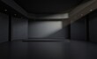 © Global Perspectives - Abstract blank dark wall with copyspace and dark stage with spot light from above in empty hall 3d wallpaper wallpaper background abstract 3d illustration backdrop futuristic design