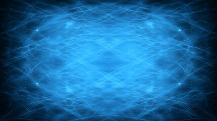 Poster - abstract blue energy web matrix pattern background fractal artistic glowing design wallpaper effect 