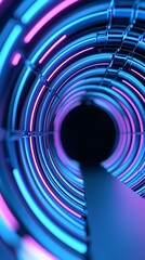 Poster - trippy vr universe, kaleidoscopic tunnels, liquid light patterns, floating islands, radiant auroras,