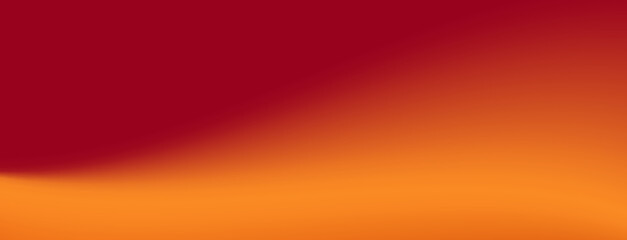 Fototapete - Beautiful Abstract orange and red gradient background. Red and orange gradation template. Perfect for autumn and fall banners. Vector Illustration. 