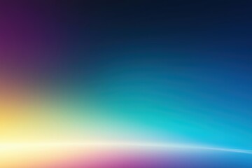 Poster - Vibrant gradient background blending colors from warm hues to cool tones