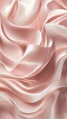 Poster - Pink silk fabric swirls, studio backdrop, elegant texture