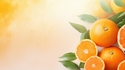 Wall Mural - smooth orange textured background