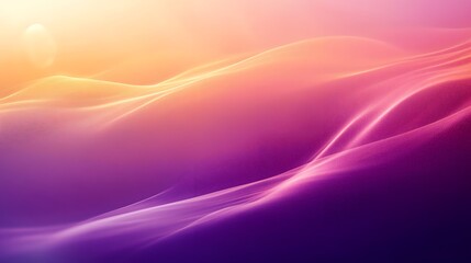 Wall Mural - Abstract gradient waves flow seamlessly with gentle luminosity