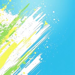 Poster - Abstract paint splatter background (1)