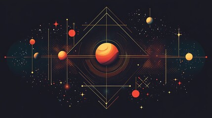 Poster - Abstract Planets in Geometric Design