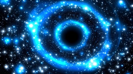Poster - Interstellar Vortex Space Nebula of Stars and Cosmic Energy Portal Sci Fi Backdrop Image 94 char