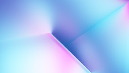 Wall Mural - 3d rendering of minimal abstract background with soft pastel blue and pink gradient lighting. elegan