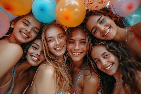 digital art piece of friends from different parts of the world connecting